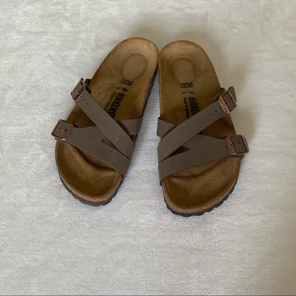 Birkenstock Shoes Birkenstock Womens Yao Birkibuc Slide Sandals Poshmark